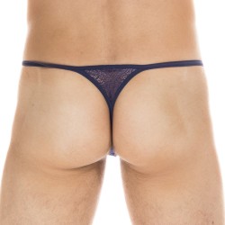  Axel String Striptease - Bleu de Nuit - L'HOMME INVISIBLE MY83-AXE-048 