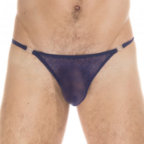  Axel String Striptease - Bleu de Nuit - L'HOMME INVISIBLE MY83-AXE-048 