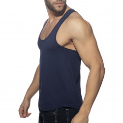  Débardeur U-neck Cotton - navy - ADDICTED AD997-C09 