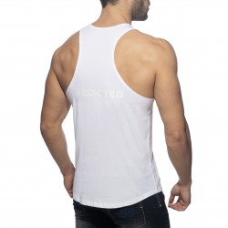  Camiseta sin mangas de algodón - coral de cuello en U - ADDICTED AD997-C01 