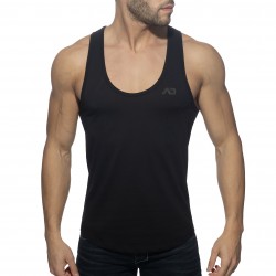  Camiseta sin mangas de algodón - coral de cuello en U - ADDICTED AD997-C10 