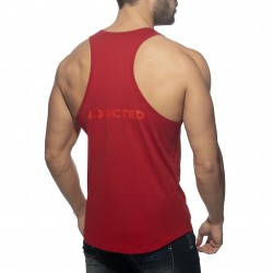  Débardeur U-neck Cotton - rouge - ADDICTED AD997-C06 