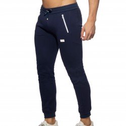  Double zip Jogging pants - navy - ADDICTED AD1012-C09 