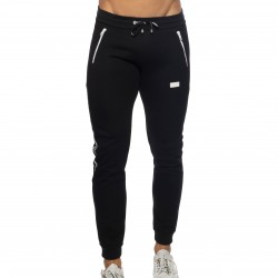  Double zip Jogging pants - noir - ADDICTED AD1012-C10 