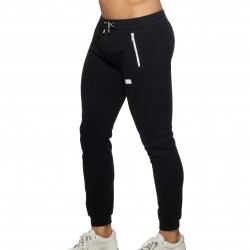  Double zip Jogging pants - noir - ADDICTED AD1012-C10 