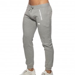  Double zip Jogging pants - gris - ADDICTED AD1012-C11 