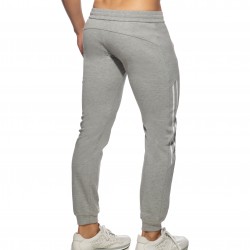  Double zip Jogging pants - gris - ADDICTED AD1012-C11 