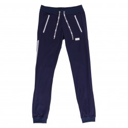  Double zip Jogging pants - navy - ADDICTED AD1012-C09 