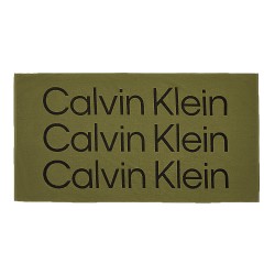  Calvin Klein beach towel New basil - khaki - CALVIN KLEIN KU0KU00090-MSP 