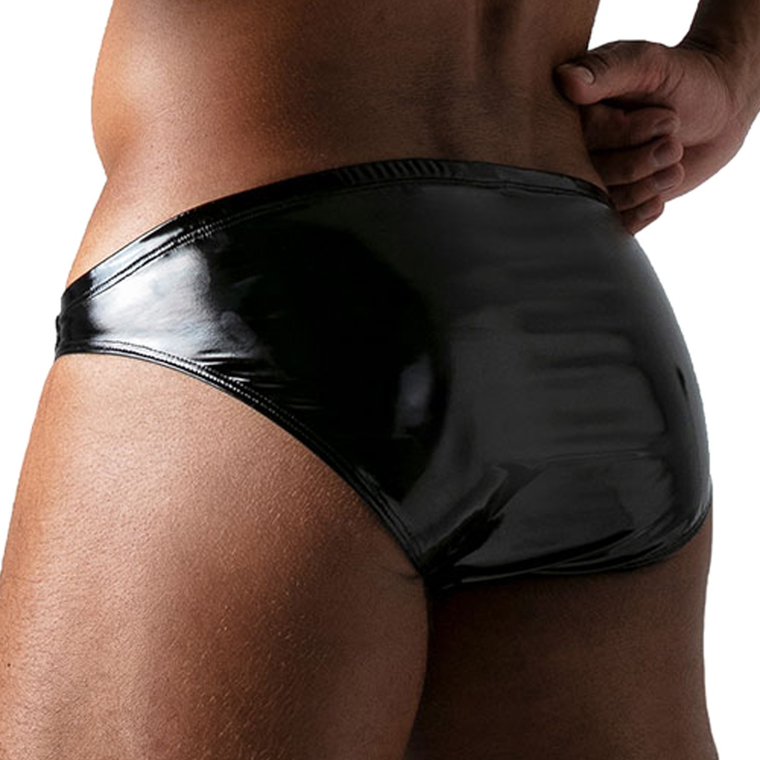 Bikini Vinyl black TOF Paris sale of Brief for men TOF Paris