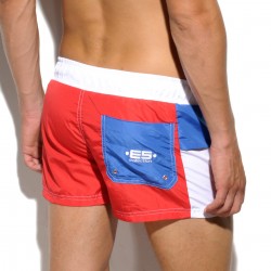 Short de bain Maksym Surf rouge - ref :  1652 C06
