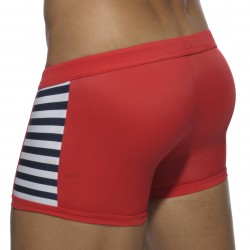  Boxer de bain Colored Sailor rouge - ADDICTED ADS107 C06 