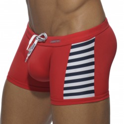 Red sailor colored swim Boxer