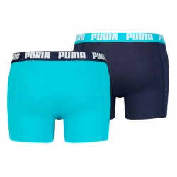  Boxer Basic - turquoise et bleu (Lot de 2) - PUMA 521015001-796 