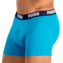  Boxer Basic - turquoise et bleu (Lot de 2) - PUMA 521015001-796 