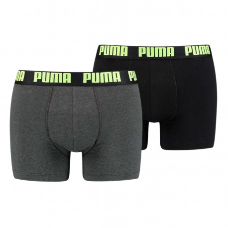  Boxer Basic - gris et noir (Lot de 2) - PUMA 521015001-019 