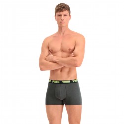  Boxer Basic - gris et noir (Lot de 2) - PUMA 521015001-019 
