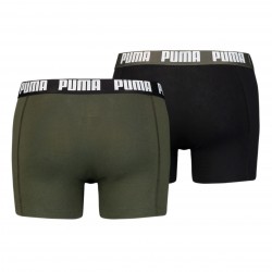  Boxer Basic - kaki et noir (Lot de 2) - PUMA 521015001-031 