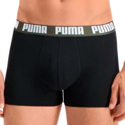  Boxer Basic - kaki et noir (Lot de 2) - PUMA 521015001-031 