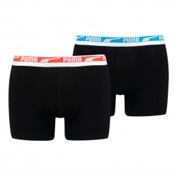  Boxer Multi logo - noir (Lot de 2) - PUMA 701213458-003 