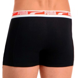  Boxer Multi logo - noir (Lot de 2) - PUMA 701213458-003 