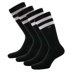  Lot de 2 paires de chaussettes rayées - noir - CALVIN KLEIN 701218711-001 