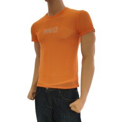 Kurze Ärmel der Marke BODY ART - T-shirt Olympe orange - Ref : 507075 690