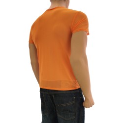Manches courtes de la marque BODY ART - T-shirt Olympe orange - Ref : 507075 690