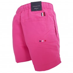  Short de bain mi-long à logo signature - rose - TOMMY HILFIGER UM0UM02299-TO8 