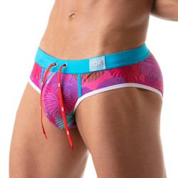  Floral Swim Brief - pink - TOF PARIS TOF191P 