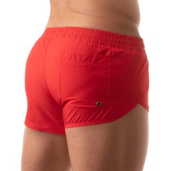  Short de bain Beach - rouge - TOF PARIS TOF199R 