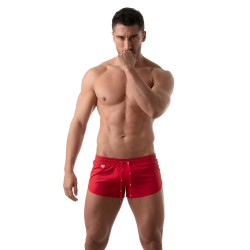  Short de bain Beach - rouge - TOF PARIS TOF199R 