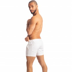  Tennis Shorts - Blanc - L'HOMME INVISIBLE HW158-TNS-002 