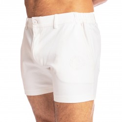  Tennis Shorts - Blanc - L'HOMME INVISIBLE HW158-TNS-002 