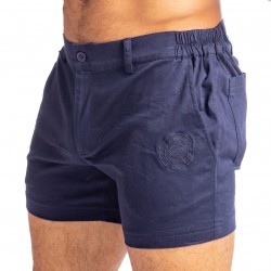  Tennis Shorts - Bleu Marine - L'HOMME INVISIBLE HW158-TNS-049 