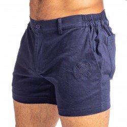  Tennis Shorts - Navy - L'HOMME INVISIBLE HW158-TNS-049 
