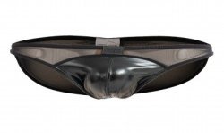  Mini slip Latex - transparent noir - MODUS VIVENDI 11214-TRANSPAREN 