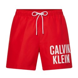  Medium Badeshorts mit Tunnelzug Intense Power - rot - CALVIN KLEIN KM0KM00701-XNL 