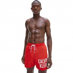  Medium Drawstring Swim Shorts Intense Power - red - CALVIN KLEIN KM0KM00701-XNL 