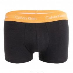  Lot de 3 boxers taille basse Cotton Stretch - ceinture orange, bleu et kaki - CALVIN KLEIN U2664G-1TU 