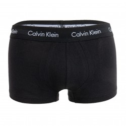  Set of 3 boxers low waist Cotton Stretch - blue, black and white - CALVIN KLEIN U2664G-1WC 