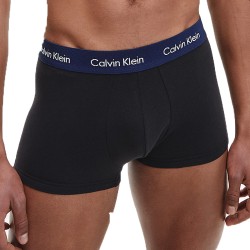  Set of 3 boxers low waist Cotton Stretch - belt orange, blue and khaki - CALVIN KLEIN U2664G-1TU 