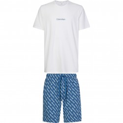  Conjunto de shorts de pijama Modern Structure - blanco - CALVIN KLEIN NM2177E-1MU 