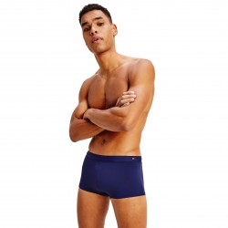  Boxer de bain uni en nylon recyclé à cordon - bleu marine foncé - TOMMY HILFIGER UM0UM02101-DW5 