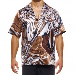  Chemise Abstract - marron - MODUS VIVENDI AA2241-BROWNIE 