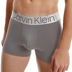  Boxer aderenti in confezione da 3 Steel Cotton - grigio, rosso e blu - CALVIN KLEIN NB3130A-109 