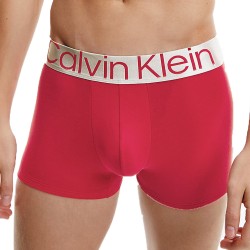  Boxer Calvin Klein Steel Cotton - gris rouge bleu (Lot de 3) - CALVIN KLEIN NB3130A-109 