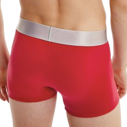  Boxer aderenti in confezione da 3 Steel Cotton - grigio, rosso e blu - CALVIN KLEIN NB3130A-109 