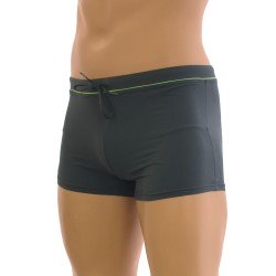 Boxer Shorts, Bad Shorty der Marke EMINENCE - Boxer de bain anthracite & anis - Ref : 3A77 3617