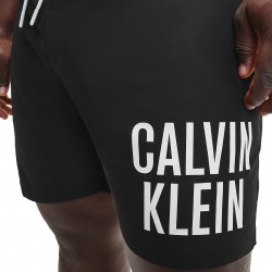  Medium Drawstring Swim Shorts Intense Power - black - CALVIN KLEIN KM0KM00701-BEH 